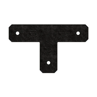 Simpson Strong-tie Avant Collection Zmax Black Powder-coated T Strap For 4x4 Lumber