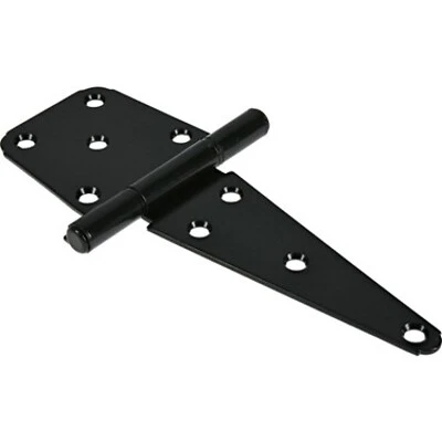6 Inch Black Broad Heavy Duty T-hinges For Doors And Gates