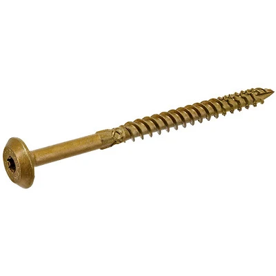 Power Pro 48940 Structural Lag Screws, 1/4 In x 6 In, 50 Pieces