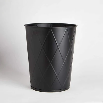 Harlequin Bathroom Waste Basket, Black