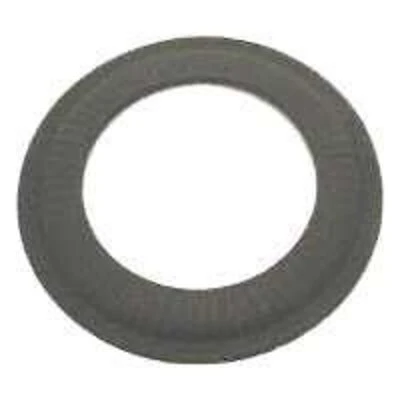 6-605 6 Inch 24 Gauge Black Stove Pipe Collar For Ventilation