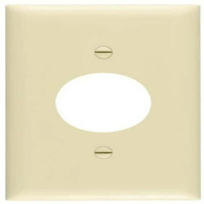 Tp7icc30 Trade Master Nylon Wall Plate, Single Receptacle Opening, One Gang, Ivory