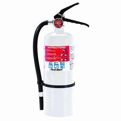 First Alert HOME2 Rechargeable Fire Extinguisher, 5 lb, 2-A:10-B:C