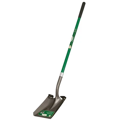 34598 Square Point Shovel With Ergonomic Fiberglass Handle, 47 In Length