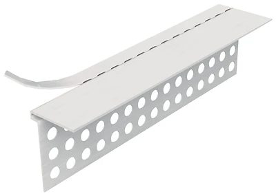 Vinyl Rip Bead L-trim 0.5in X 10ft For Gypsum Panels