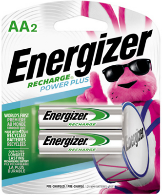 Energizer 2pk AA Recharg NH15BP2