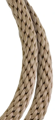 Solid Braided Polypropylene Rope, Tan, 5/8 Inch Diameter, 140 Feet Long