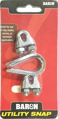 3/16 Inch Wire Rope With 2 Clips And 1 Thimble - Model C-263-3/16