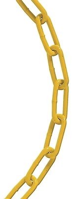 Yellow Chromate Straight Link Chain 2/0 Trade Size 100 Feet Length