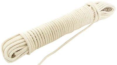 Baron 13681 Solid Braided Cotton/Poly Rope, 7/32 in, 100 ft