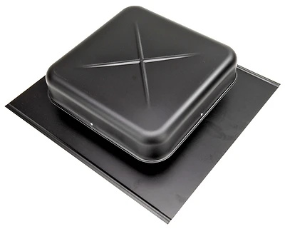 550prob Aluminum Roof Louver Vent In Black Finish