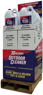 Outdoor Cleaner 2.5 Gallon Concentrate For Brick, Concrete, And Wood Surfaces