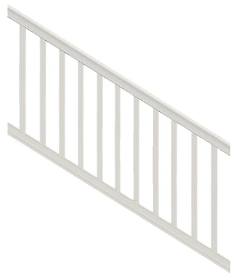 Stair Kit With Square Balusters, 6 Feet X 36 Inches, Model 73053495