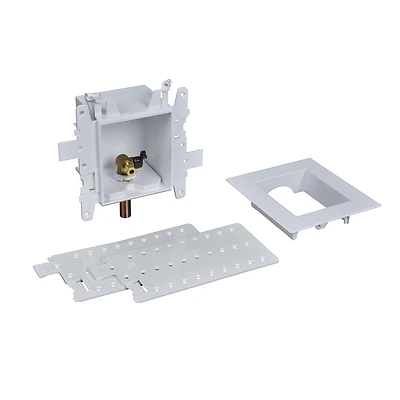 Moda Ice Maker Supply Box With Compression Valve, Pvc, ¼ In. Diameter, Model 37679