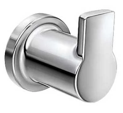 Rinza Chrome Hook Robe - Modern Bath Accessory By Moen
