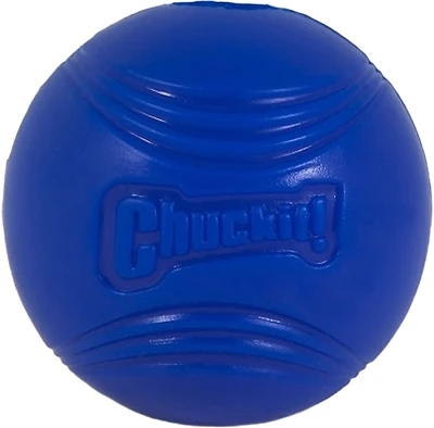 ! Super Crunch Ball Dog Toy, Medium, 2.5 In, Tpr, Blue, Model 50788