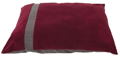 Aspenpet 80390 Paw Print Pillow Pet Bed, 36 In L X 45 In W, Dark Tan