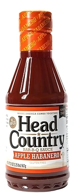 Apple Habanero Bbq Sauce, 20 Oz Bottle, Perfect For Grilling