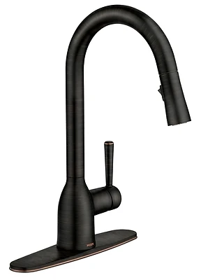 Adler High Arc Kitchen Faucet In Medium Bronze - Model 87233brb