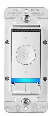 Smart Voice Dimmer Switch, Wi-fi, 300 Watt, 1 Pole, 3 Way, White