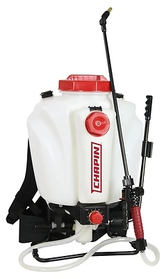 63950 4 Gallon Backpack Sprayer With Adjustable Nozzle And 48 Inch Hose