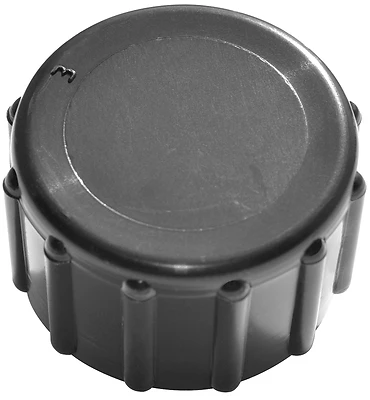 N3400p Cap, 3/4 In Fght X Closed End, Polypropylene, Black