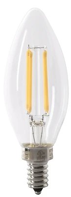 40 Watt Equivalent Led Chandelier Bulb, Soft White, Blunt Tip Shape