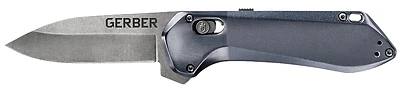 Highbrow Series Folding Knife 31-003519, 2.8 In Steel Blade, Black Handle