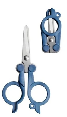 Fiskars 1067375 Folding Scissors With Mountain Haze Handle For Easy Cutting