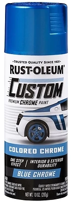 Custom Chrome Blue Automotive Paint Spray 340457 - Premium Lacquer Finish