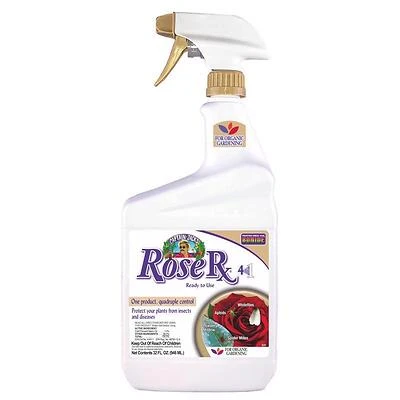 Bonide 820 Captain Jack's Rose Rx Insect & Disease Spray, 1 Qt.