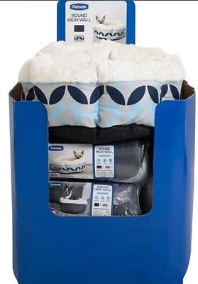Petmate 81158 Cuddler Compressed Bed, Plush Cover, Gray, 20 x 15 In