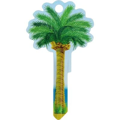 #66 Palm Tree Shaped House Key Blank By The Hillman Group - Model 86927