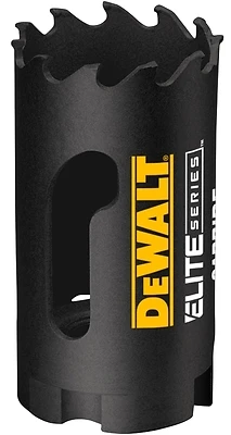 Elite Series 1-3/8 Inch Carbide Tipped Hole Saw For Metal Cutting