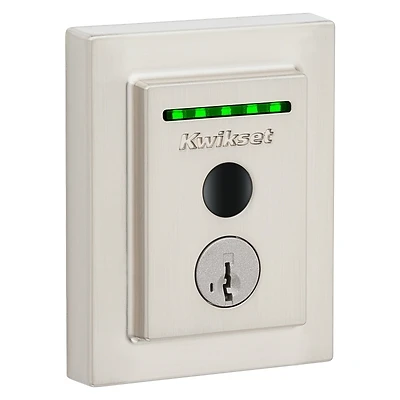 Halo Electronic Deadbolt, Satin Nickel, Wi-fi Connectivity, Adjustable Backset