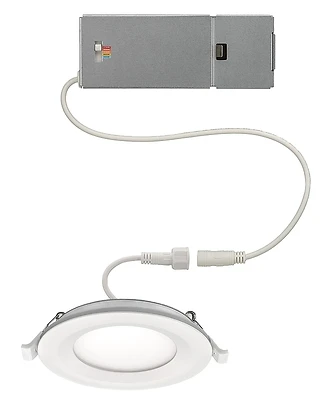 4 Inch Lowpro Recessed Downlight With Color Preference And Nightlight Feature
