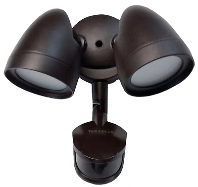 4k Led Security Light With Motion Sensor, 2 Lamps, 600-1200 Lumens