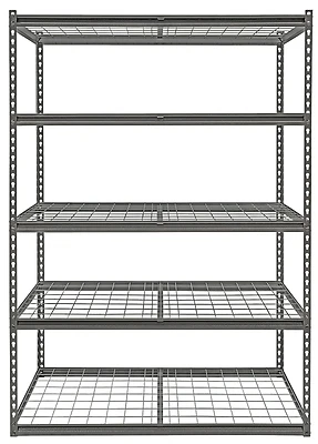 Heavy-duty Wire Shelf Unit 48w X 24d X 72h, 5000 Lb Capacity
