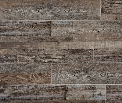 Crestwood Waterproof Plank Vinyl Flooring With Pad - 7 In Wide, Spc Core, 12 Mil Wear Layer