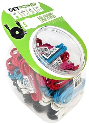 Bowl Display Usb Charge And Sync Cable - Model Cwp-usbbowlusbc