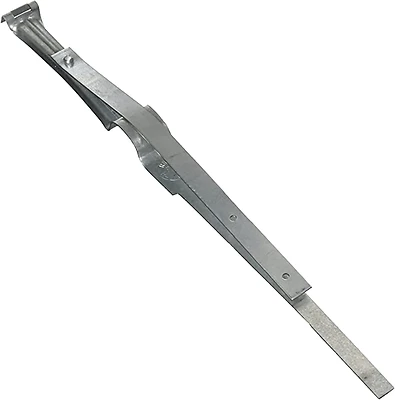 Galvanized Steel Gutter Strap Hanger, 5 Inch Length, Model Rivgl5-u