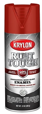 Rust Tough Spray Enamel Gloss Cherry Red 12 Ounce Can
