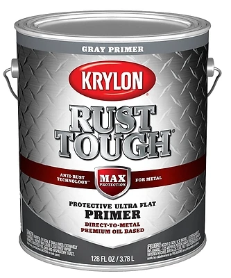 Rust Tough Primer Gray Gallon With Anti-rust Technology For Metal Protection