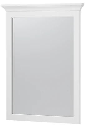 Hollis Framed White Bathroom Mirror 24 X 32 Inches - Classic Design