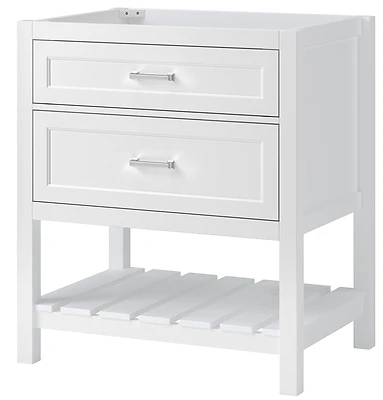 Lawson White Vanity 30 X 21 Inches With Clever Storage Solutions