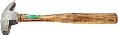 Farrier Fh14 Driving Hammer, 14 Oz Steel Head, Hardwood Handle, 12 In Overall Length