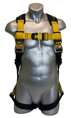 Guardian Fall Protection Series 3 Full Body Harness, Model 37101, M/L, 130-420 lb