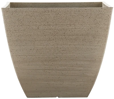 Newland Square Planter, 13.5 In H X 16 In W X 16 In D, White
