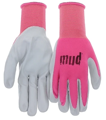 Mud MD31031SP-WXS Nitrile Coated Work Gloves, Women's XS, Knit Wrist