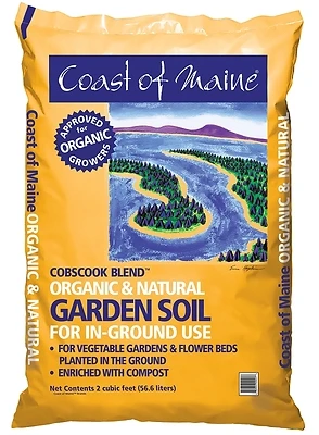 Coast Of Maine CO2000 Cobscook Blend Organic Garden Soil, 2 Cu. Ft.